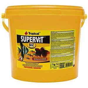 Tropical Supervit Premium hoofdvoer (vlokkenvoering) voor alle siervissen, per stuk verpakt (1 x 5 l)