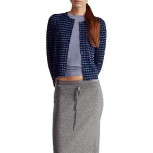 United Colors of Benetton Gebreid vest voor dames, Blauw, XS