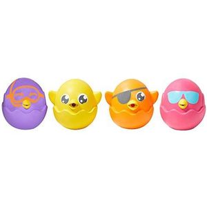 TOMY Games E72818C Hide & Squeak Bath Squirters Toomies Eggs, Multicoloured