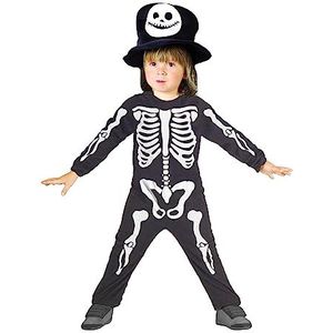 Baby Skeleton costume disguise fancy dress unisex baby (Size 1-2 years) with hat