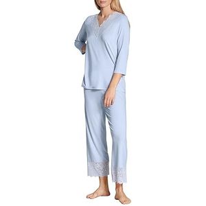 CALIDA Dames Elegant Dreams Pyjamaset, Harmony Blue, Normaal
