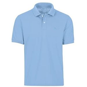 Trigema Deluxe Piqué poloshirt voor heren, blauw (reikwijdte)., L