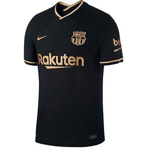 Nike Heren FCB M VAPOR MTCH JSY SS AW T-Shirt, zwart/(metallic goud) (volledige sponsor), 3XL