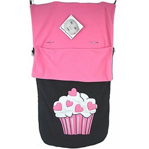 Snuggle voetenzak/COSY TOES compatibel met Bugaboo Buggy Esel Cameleon Bee Buffalo Cupcake