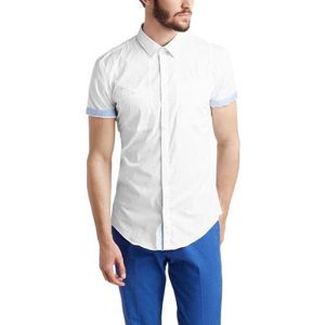 Esprit Overhemd voor heren, wit (wit (wit 100)), 41-42