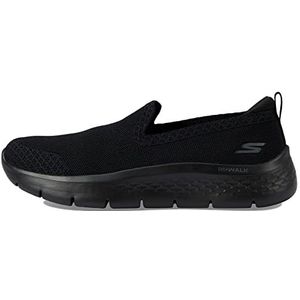 Skechers Go Walk Flex-Bright Summer Sneakers voor dames, zwart, 36,5 EU