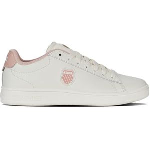 K-Swiss Court Shield II sneakers voor dames, S WHT/CAMEOROS/S WHT, 39,5 EU, S Wht Cameoros S Wht, 39.5 EU