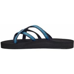 Teva Olowahu Teenslippers voor dames, Bloem Loom Navy, 42 EU