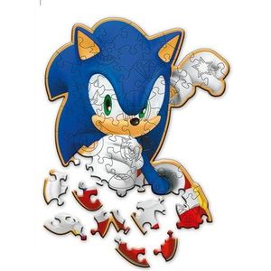 Houten Puzzel Junior Sonic - The Hedgehog (50 stukjes)