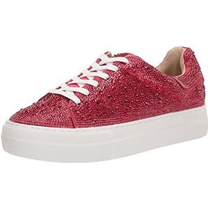 Betsey Johnson Sb-sidny Sneaker voor dames, Rood, 37.5 EU