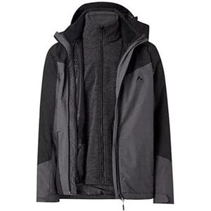 McKinley Heren Jas, Antraciet/Zwarte Nig, 3XL