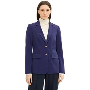 TOM TAILOR Dames blazer 1035882, 11331 - Atlantic Ocean Blue, 38