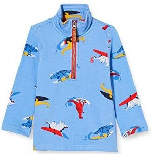 Joules Dale trui voor kinderen, Blauwe Dino's, one size