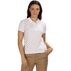 Regatta Dames Faine Katoen Stretch Button Up Print Polo Shirt