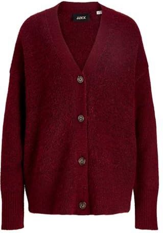 JACK & JONES Jxrosanna Cardigan Knit, Cabernet, S