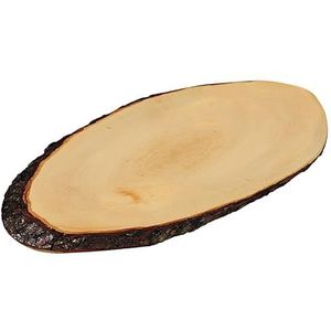 Kesper 61200 schors serveerplank, hout, bruin, 35 x 16 x 1 cm