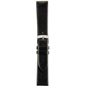 Morellato Leren armband voor unisex horloge AGILA zwart 12 mm A01X3425695019CR14, bruin, riem