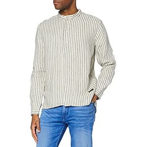 Kings of Indigo Andrew vrijetijdshemd voor heren, Beige (Beige Stripe 7301), S