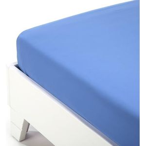 Caleffi Katoen, effen, onderlaken, katoen, oceaan, tweepersoonsbed, 25480, Caleffi
