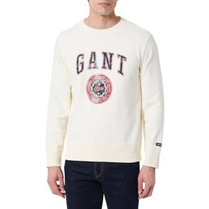 Graphic Sweat C-Neck, crème, M