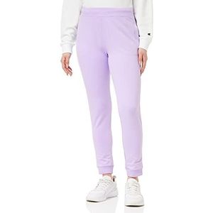 Champion Legacy American Classics Pocket Logo High Waist Rib Cuff joggingbroek voor dames, Lavendel, XS