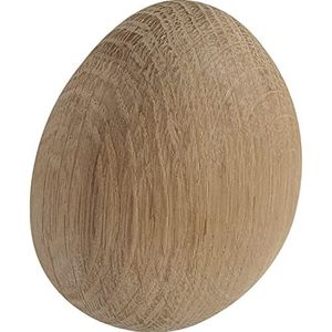 ALLES IM GRIFF Meubelknop Pebble breedte 88mm - knop voor kast en laden - meubelknop van hout, ruw eiken