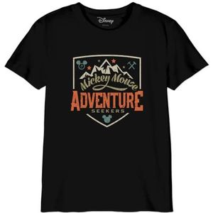 Disney T-shirt voor jongens, Zwart, 10 Jaar