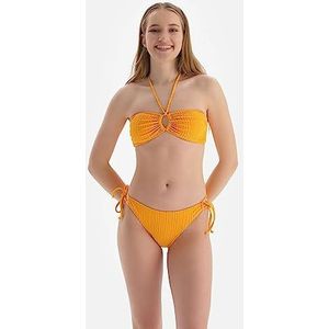 Dagi Dames Strapless Bikini Top, geel, 38