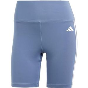 adidas Dames Train Essentials 3 Strepen Hoog Getailleerde Korte Strakke Leggings