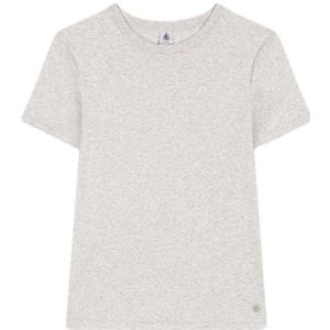 Petit Bateau T-shirt met korte mouwen voor dames, Grijs, XXS