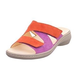 Think! dames CAMILLA chromfrei gegerbte nachhaltige Pantolette, ORCHIDEA/KOMBI 5030