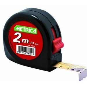 Metrica 38162 meetlint met stop, 2 m