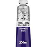 Winsor & Newton 1437406 Winton fijne olieverf van hoge kwaliteit met gelijkmatige consistentie, lichtecht, hoge dekkingskracht en rijk aan pigmenten - 200ml Tube, Dioxazine Blue