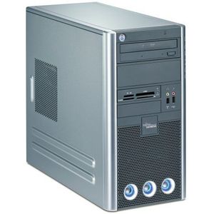 Fujitsu SCALEO Pi 2662 Desktop-PC (Intel Core 2 Quad Q6600 2,4 GHz, 3 GB RAM, 1000 GB HDD, Nvidia 8600 GS, DVD+- DL RW, DVD LW, Windows Vista Home Premium)