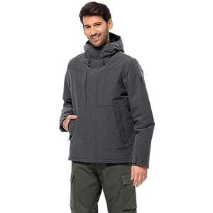 Jack Wolfskin Snowy Park Jas, zwart, 3XL heren, Zwart, 3XL