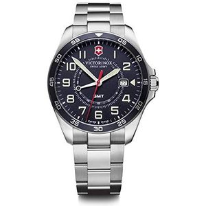 Victorinox Watch 241710, Bruin/Zwart, armband