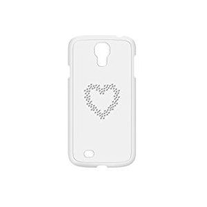 Swarovski SWFACOVS4 beschermhoes van kunststof voor Samsung Galaxy S4 (met echte kristallen), hartdesign