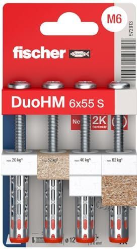 fischer - DuoHM - Pluggen - Nylon - 2-Componenten Technologie