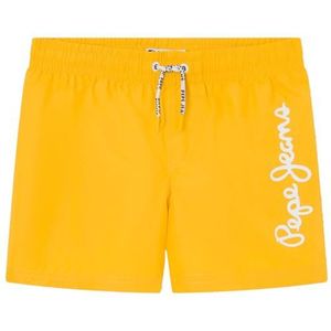 Pepe Jeans Logo zwemshorts voor jongens, geel (geel), 8 jaar, geel, 8 Jaren