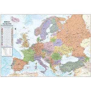 Continental Series: Europa - Wandkaart