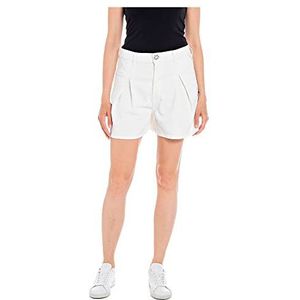 Replay Dames WA498 jeans shorts, 707 crème, 32, 707 crème, 32W