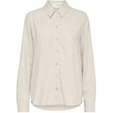 SELECTED FEMME Dameshemd met lange mouwen, beige, 34