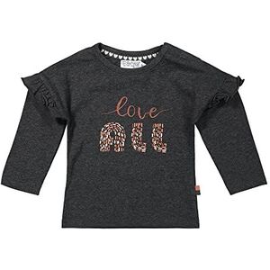 DIRKJE - Meisjesshirt - Donkergrijs - Lange Mouwen