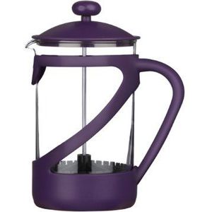 Premier Housewares Kenya koffiezetapparaat, 6 Tvaas violet, hittebestendig glas, kunststof, paars, 10x15x20