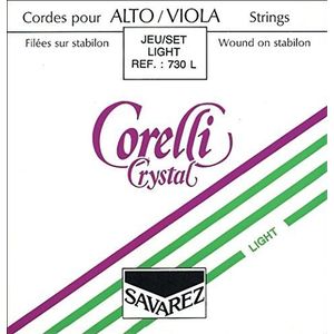 Corelli altvioolsnaren Crystal D Nylon/Alu. wond medium 732M