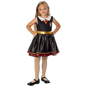 Rubies Gryffindor-kostuum voor meisjes en jongens, Hermeline-jurk, 3-4 jaar, officieel Harry Potter-kostuum voor carnaval, Halloween, Kerstmis, cosplay, feest