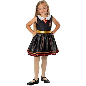 Rubies Gryffindor-kostuum voor meisjes en jongens, Hermeline-jurk, 3-4 jaar, officieel Harry Potter-kostuum voor carnaval, Halloween, Kerstmis, cosplay, feest