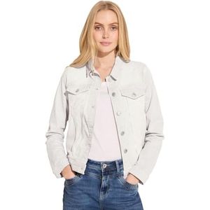 STREET ONE Dames A212094 Gestreepte Jeansjas, Sand Stripe Washed, 38, Zandstreep Washed, 38