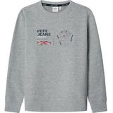 Pepe Jeansvoor jongens. PB581677 Trui Jenson grijs (12Años= 152cm), Casual, Katoen, Duurzaam, kinderkleding