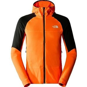 THE NORTH FACE Bolt Polartec Hoodie Shocking Orange/TNF Black L